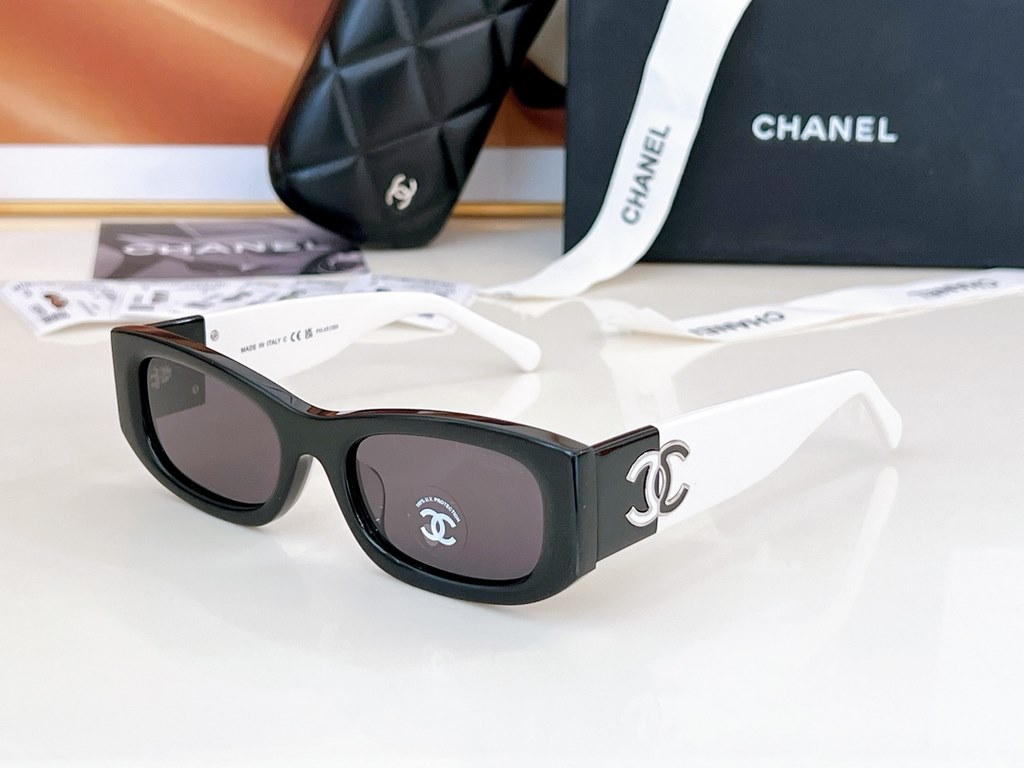 CHANEL high versionmodel 5525size 52-19-140Official website original 11 colorblocking