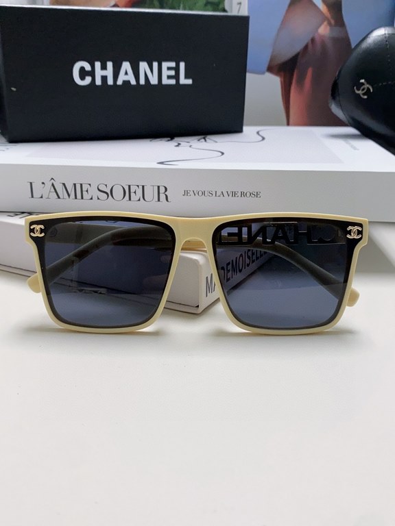 CHANEL CHANEL 2024 new trend explosion fashion square frame sunglasses wear comfortable Net red tide models sunglasses ladies HD thickened polarized sunglasses     high quality TR frame   5 color