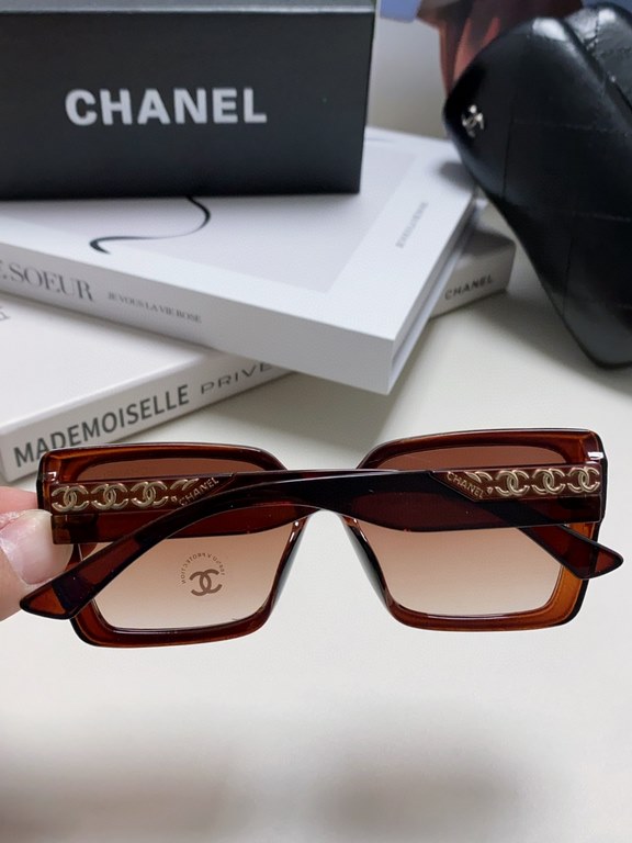 CHANEL Chanel    Fashion Sunglasses Lenses Top Luxury [Strong] High Quality [Victory] [Kiss]    [Delighted] Extraordinary Temperament    Ladies Driving Sunglasses [ Love] 8 Colors