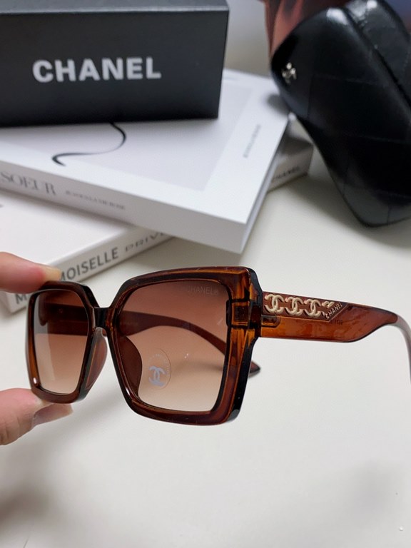 CHANEL Chanel    Fashion Sunglasses Lenses Top Luxury [Strong] High Quality [Victory] [Kiss]    [Delighted] Extraordinary Temperament    Ladies Driving Sunglasses [ Love] 8 Colors