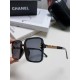 Chanel Chanel 2024 latest models burst models women's sunglasses UV sunglasses sunglasses senior sense of large face round face retro glasses vegan gods square frame fashion