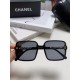 Chanel Chanel 2024 latest models burst models women's sunglasses UV sunglasses sunglasses senior sense of large face round face retro glasses vegan gods square frame fashion