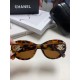 Chanel Chanel 2024 new Xiaohongshu burst fire butterfly sunglasses female double C intersection logo emblem sunglasses sunscreen Ms. sunglasses