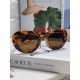 Chanel Chanel 2024 new Xiaohongshu burst fire butterfly sunglasses female double C intersection logo emblem sunglasses sunscreen Ms. sunglasses