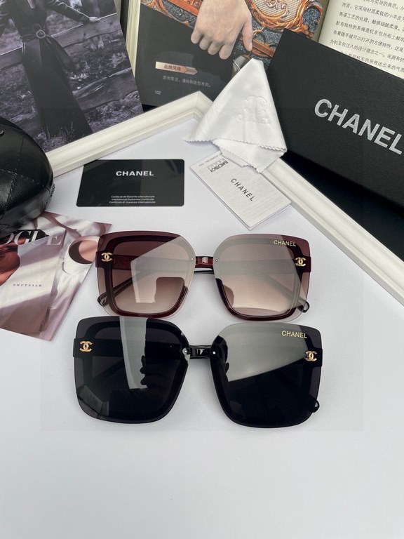 . Explosive back in stock   CHANEL Chanel original single quality women's sunglasses   TR Material  . Official website synchronization on sale, fashion atmosphere, travel essential models, buy is to earn   (No. 6005)