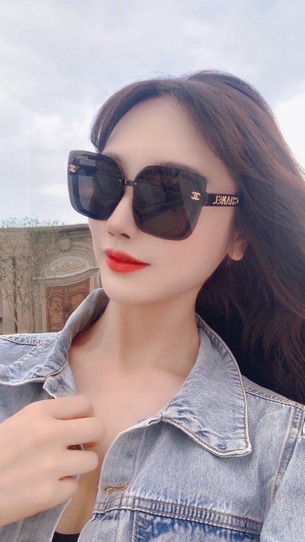 . Explosive back in stock   CHANEL Chanel original single quality women's sunglasses   TR Material  . Official website synchronization on sale, fashion atmosphere, travel essential models, buy is to earn   (No. 6005)