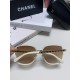 Chanel Chanel 2024 new net red with the same women's sunglasses fashion trend sunglasses driving UV sunglasses new chain double c