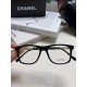 Chanel Chanel 2024 square frame women thick frame tide can be fitted with myopia eye frame plate eyeglasses frame men's flat glasses transparent net red