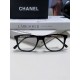 Chanel Chanel 2024 square frame women thick frame tide can be fitted with myopia eye frame plate eyeglasses frame men's flat glasses transparent net red