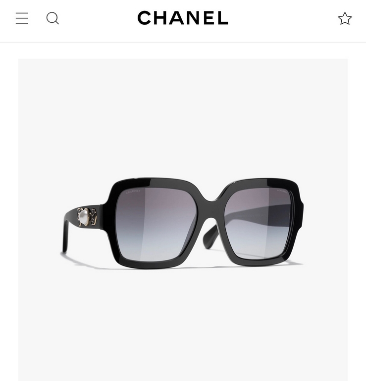 CHANEL 5479 Gradient Gray Triple Logo