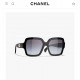 CHANEL 5479 Gradient Gray Triple Logo