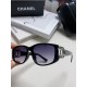 CHANEL Chanel double C big logo Y2K antique sunglasses VINTAGE sunglasses fashion elegant black frame metal sunglasses for men and womenwomen tide sunglasses