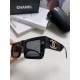 Chanel Chanel 2024 new sunglasses sunglasses female male summer sunscreen tide anti-ultraviolet glasses glasses net red driving large face square frame glasses