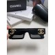 Chanel Chanel 2024 new sunglasses sunglasses female male summer sunscreen tide anti-ultraviolet glasses glasses net red driving large face square frame glasses