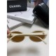 Chanel Chanel vintage cat-eye Xiao Xiang sunglasses women's high-class sense of letters rim oval sunglasses classic round Wang Yibo same models