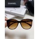 Chanel Chanel 2024 new retro cat-eye letters inserted heart foot net red sunglasses female tide ins advanced sense of sunglasses Trend full