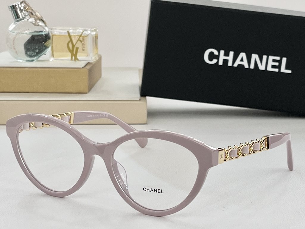 CHANELModCH3428Mod55-17-145Sheepskin Chain Eyeglasses Frame