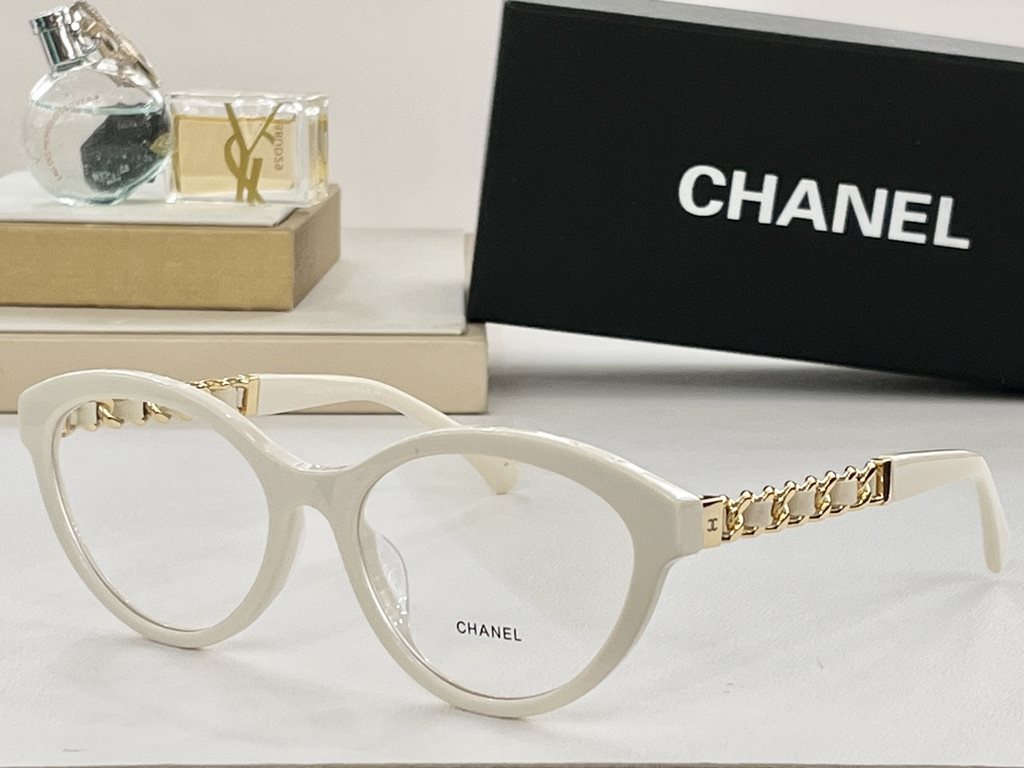 CHANELModCH3428Mod55-17-145Sheepskin Chain Eyeglasses Frame