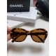 Chanel Chanel 2024 Xiao Xiang sunglasses chain legs butterfly large face thin simple personality sunglasses square small red book premium