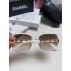 Chanel Chanel Europe and the United States outside the new sunglasses C family net red men and women models big brand sunglasses travel driving glasses trendy version with leather chain