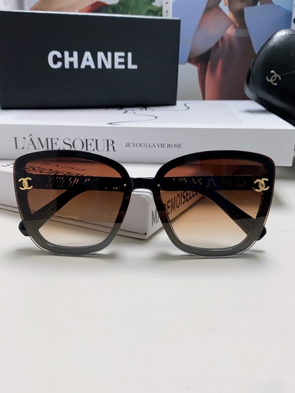 Chanel Chanel 2024 new boys and women universal sunglasses sports Europe and the United States women anti-ultraviolet sunglasses elegant incense family couple hip-hop American glasses