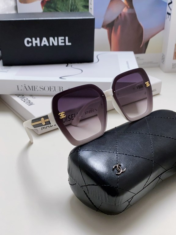 CHANEL Chanel 2024 new small perfume style sunglasses female UV protection driving special polarized glasses senior sense of big brand sunglasses