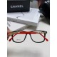 Chanel Chanel 2024 square frame women thick frame tide can be fitted with myopia eye frame plate eyeglasses frame men's flat glasses transparent net red