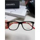 Chanel Chanel 2024 square frame women thick frame tide can be fitted with myopia eye frame plate eyeglasses frame men's flat glasses transparent net red