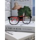 Chanel Chanel 2024 square frame women thick frame tide can be fitted with myopia eye frame plate eyeglasses frame men's flat glasses transparent net red