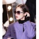 [Chanel] 2024 open spring new Trendy explosive models fashion box sunglasses high quality wear comfortable Net red tide models sunglasses Ms. high-definition thickened sunglasses     High-quality TR frame Model CH1291