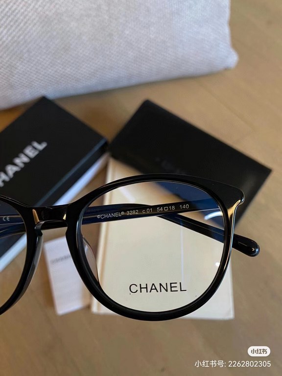 CHANE Chanel   Pop-up Vegan Frame   Model 3282               Size 54-18-140      Higher Version