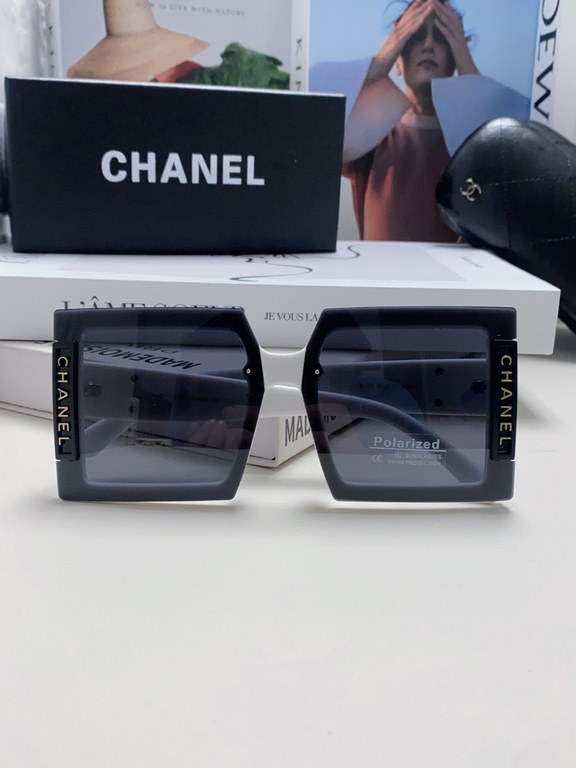 Chanel Chanel 2024 new small perfume style sunglasses female UV protection driving special polarized glasses big brand sunglasses senior sense of