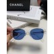 Chanel Chanel 2024 Xiao Xiang sunglasses chain legs butterfly large face thin simple personality sunglasses square small red book premium