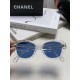 Chanel Chanel 2024 Xiao Xiang sunglasses chain legs butterfly large face thin simple personality sunglasses square small red book premium