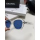 Chanel Chanel 2024 Xiao Xiang sunglasses chain legs butterfly large face thin simple personality sunglasses square small red book premium