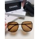 Chanel Chanel 2024 new net red with the same women's sunglasses fashion trend sunglasses driving UV sunglasses new chain double c