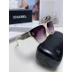 CHANEL Chanel 2024 Xiao Xiang models high-definition anti-ultraviolet sunglasses women's fashion sunglasses star the same Korean version of the large frame glasses