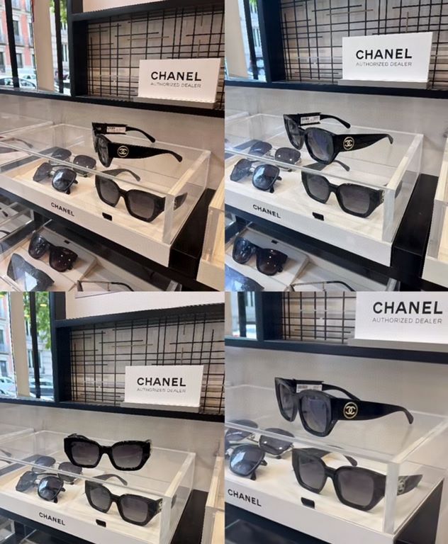 Chanel Chanel 2024 summer new sunglasses fashion small red book with the same paragraph personality trend glasses