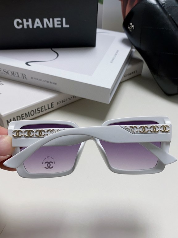 CHANEL Chanel    Fashion Sunglasses Lenses Top Luxury [Strong] High Quality [Victory] [Kiss]    [Delighted] Extraordinary Temperament    Ladies Driving Sunglasses [ Love] 8 Colors