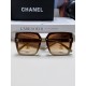 Chanel Chanel 2024 new fashion sunglasses advanced sense of large frame show face small gradient color sunglasses UV small fragrance  umbrella pendant