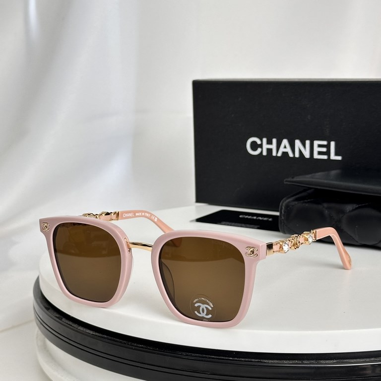 【CHANE】 Chanel's new sunglasses  , MODEL CH 6807, SIZE 52 mouth 23-145