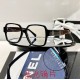 High version of CHANEL Chanel spring and summer new black square frame love double C letters logo glasses CH3438Size56-17-145