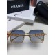 Chanel Chanel 2024 new sunglasses, men's and women's sun shades, metal temples, a must for driving trips!