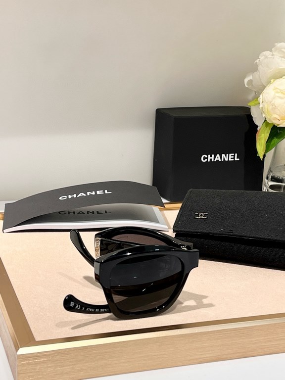 ChanelMod：6055-BSize：54-19-140折叠Foldable sunglasses