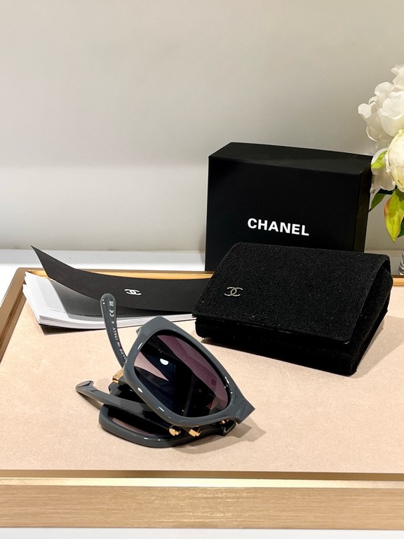 ChanelMod：6055-BSize：54-19-140折叠Foldable sunglasses