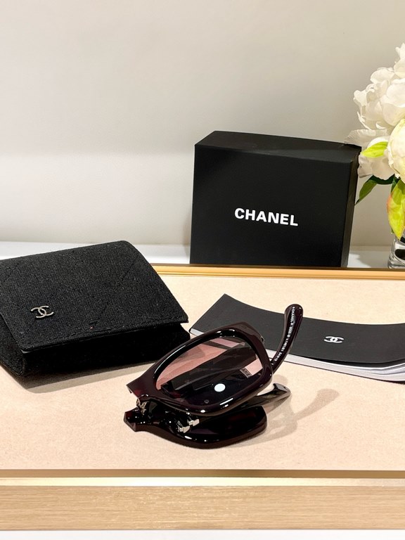 ChanelMod：6055-BSize：54-19-140折叠Foldable sunglasses