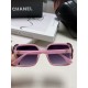 Chanel Chanel 2024 new fashion sunglasses female anti-ultraviolet Korean version of the tide of large face thin box sunglasses summer sunscreen Ms. sunglasses