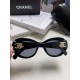 Chanel Chanel 2024 new Xiaohongshu burst fire butterfly sunglasses female double C intersection logo emblem sunglasses sunscreen Ms. sunglasses