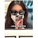 Chanel Chanel 2024 new Xiaohongshu burst fire butterfly sunglasses female double C intersection logo emblem sunglasses sunscreen Ms. sunglasses