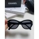 Chanel Chanel 2024 Xiao Xiang sunglasses chain legs butterfly large face thin simple personality sunglasses square small red book premium